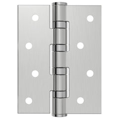 vidaXL Hinge 16 pcs 100 x 78 x 13 mm Silver Steel 5