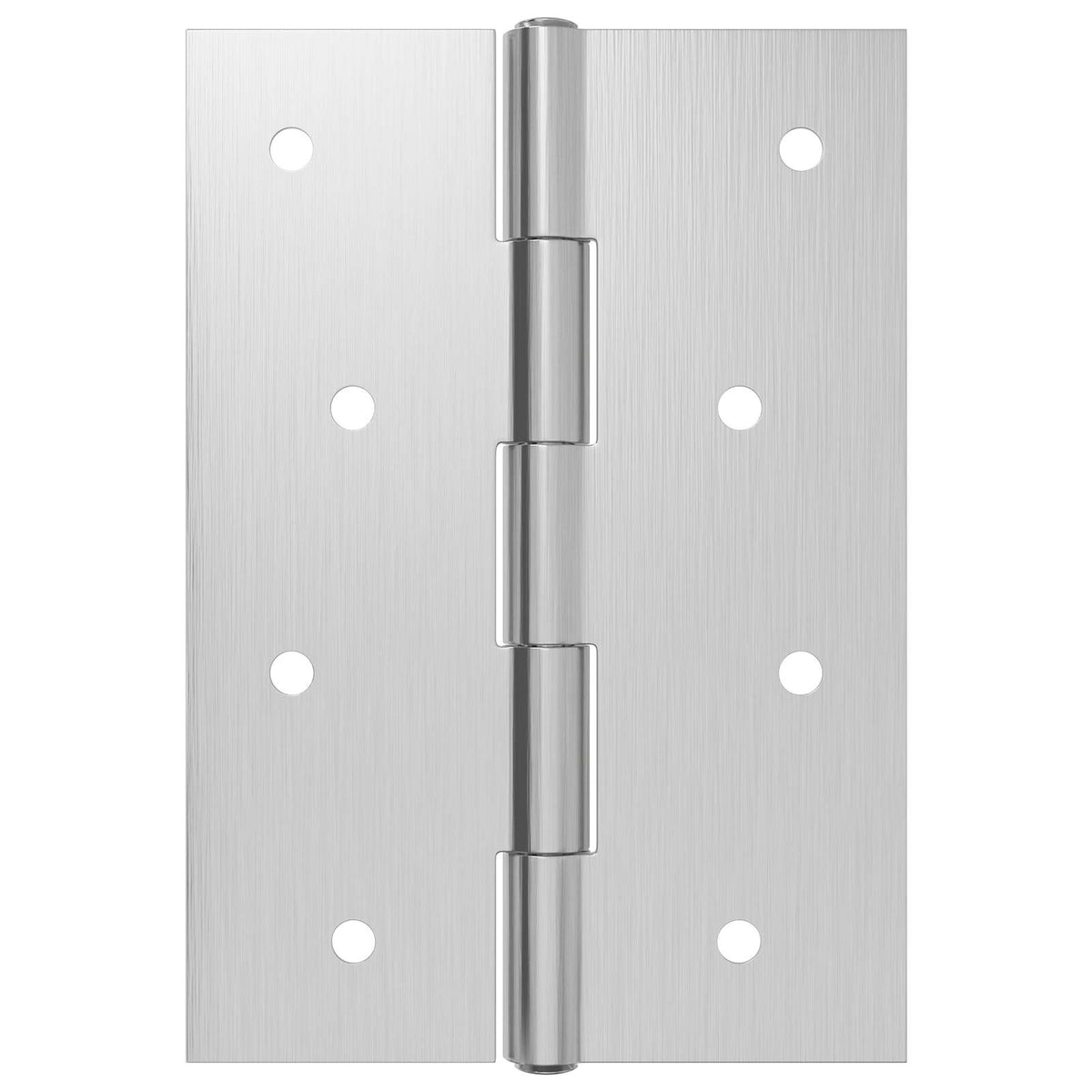 vidaXL Hinge 24 pcs 100 x 70 x 8 mm Silver Steel 5