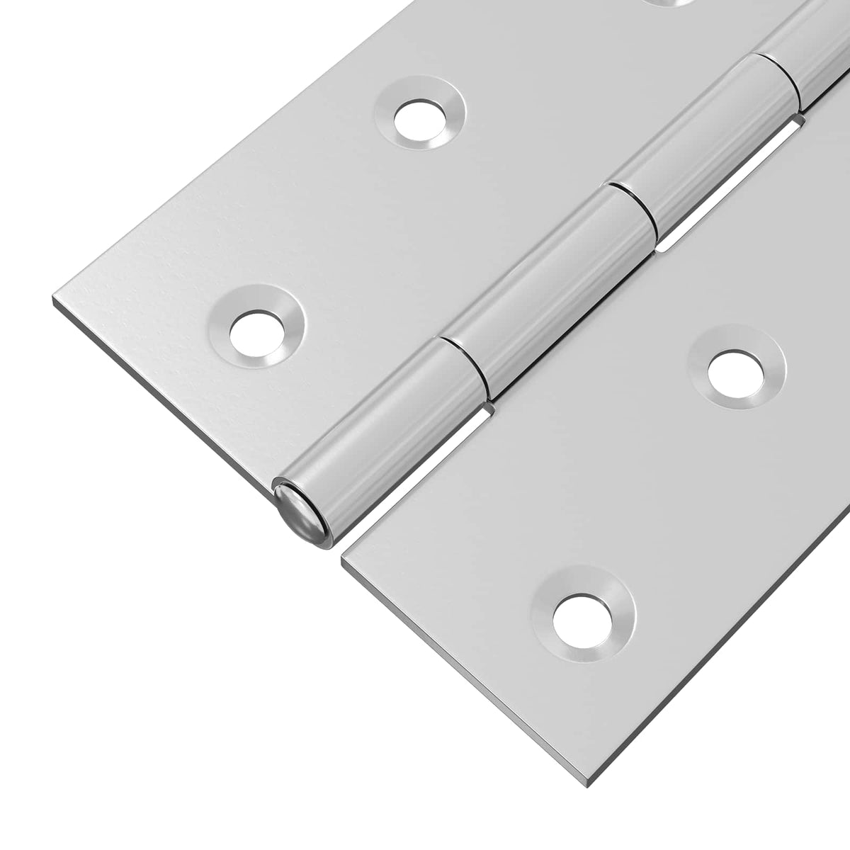 vidaXL Hinge 48 pcs 89 x 54 x 5 mm Silver Steel 6