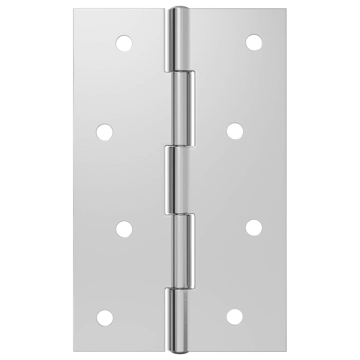vidaXL Hinge 48 pcs 89 x 54 x 5 mm Silver Steel 5