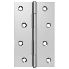 vidaXL Hinge 48 pcs 89 x 54 x 5 mm Silver Steel 4
