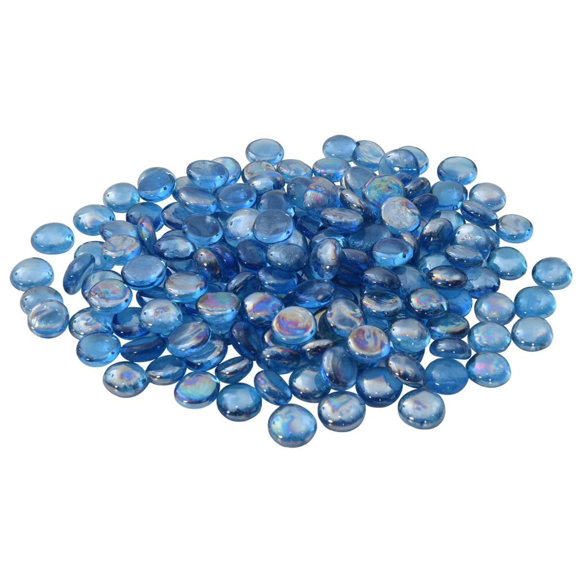 Glass Nugget 17-19 Glass 10 kg (1900-2100 pcs) Light cobalt blue