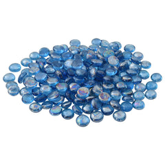 Glass Nugget 17-19 Glass 10 kg (1900-2100 pcs) Light cobalt blue