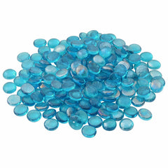Glass Nugget 17-19 Glass 10 kg (1900-2100 pcs) Aqua blue