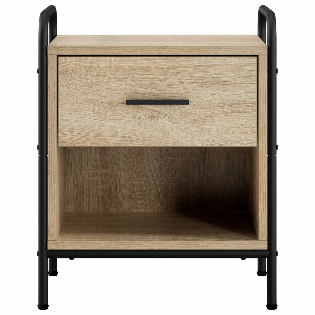 Bedside Cabinet Sonoma Oak Engineered Wood, image 4