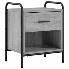 Bedside Cabinet Grey Sonoma Engineered Wood, image 2