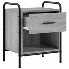 Bedside Cabinet Grey Sonoma Engineered Wood, image 3