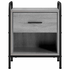 Bedside Cabinet Grey Sonoma Engineered Wood, image 4
