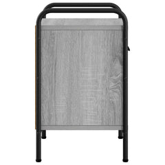 Bedside Cabinet Grey Sonoma Engineered Wood, image 5