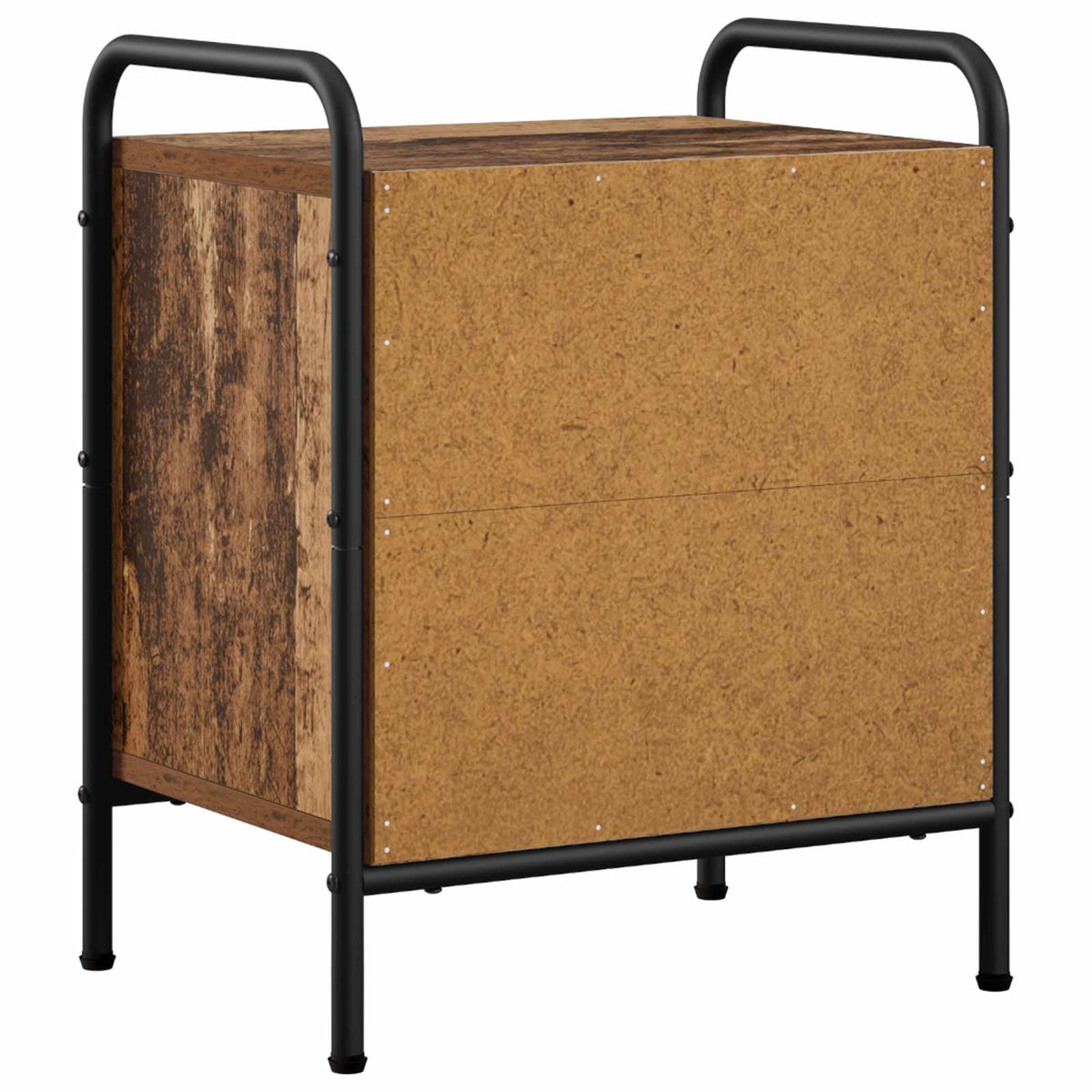 Bedside Cabinet Old Wood Engineered Wood, image 6