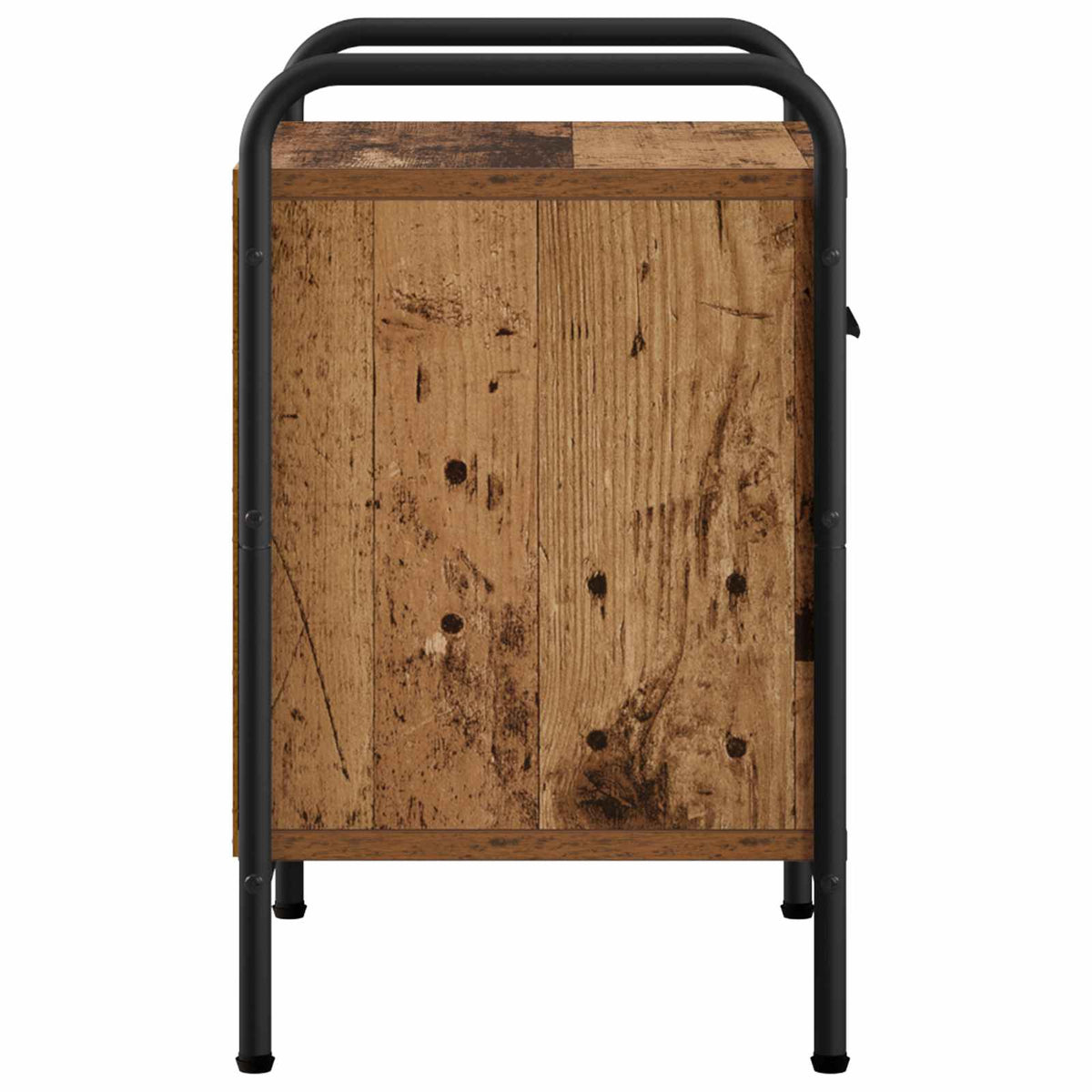 Bedside Cabinet Old Wood Engineered Wood, image 5