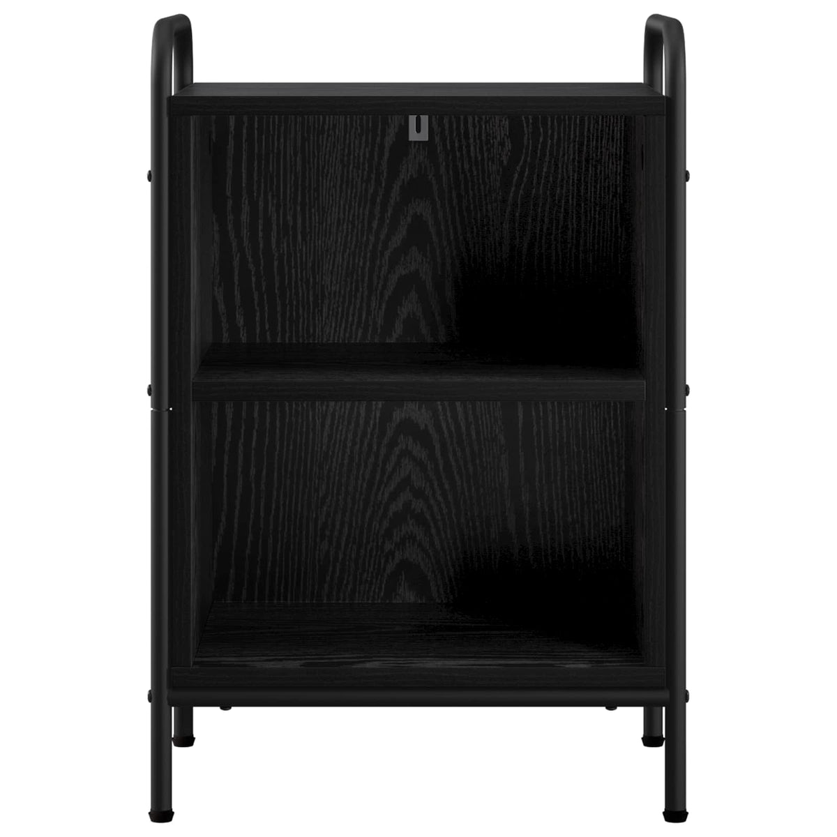 vidaXL Bedside Cabinet Black Oak 40 x 30 x 60 cm Engineered Wood 3