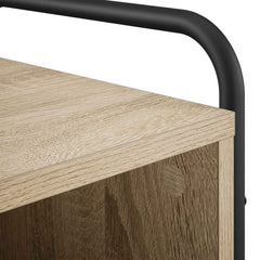 vidaXL Bedside Cabinet Sonoma Oak 40 x 30 x 60 cm Engineered Wood 6