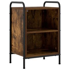 vidaXL Bedside Cabinet Smoked Oak 40 x 30 x 60 cm Engineered Wood 2