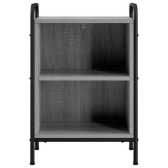 vidaXL Bedside Cabinet Grey Sonoma 40 x 30 x 60 cm Engineered Wood 3