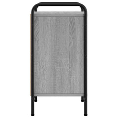 vidaXL Bedside Cabinet Grey Sonoma 40 x 30 x 60 cm Engineered Wood 4