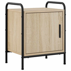 Bedside Cabinet Sonoma Oak Engineered Wood, image 2