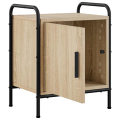 Bedside Cabinet Sonoma Oak Engineered Wood, image 3