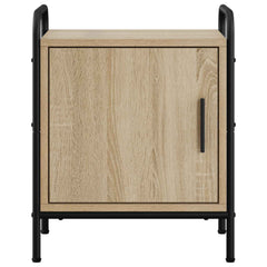 Bedside Cabinet Sonoma Oak Engineered Wood, image 4