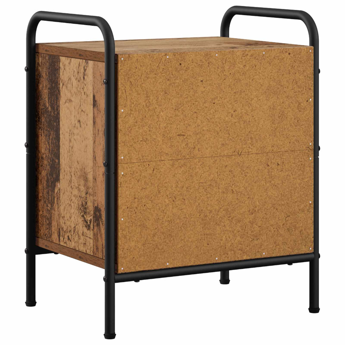 vidaXL Bedside Cabinet Old Wood 40 x 30 x 50 cm Engineered Wood 6