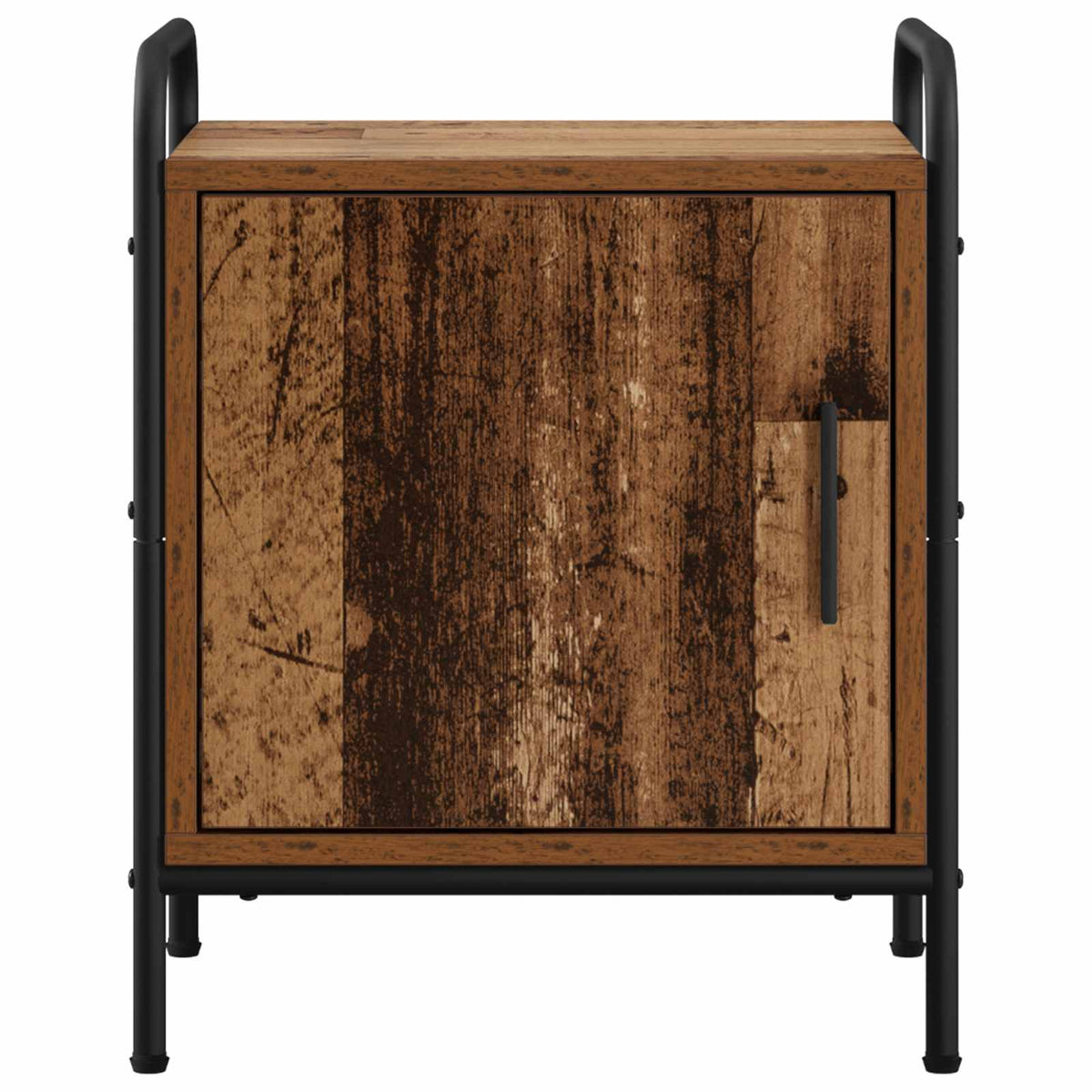 vidaXL Bedside Cabinet Old Wood 40 x 30 x 50 cm Engineered Wood 4