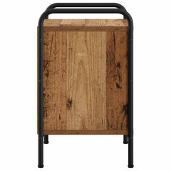 vidaXL Bedside Cabinet Old Wood 40 x 30 x 50 cm Engineered Wood 5
