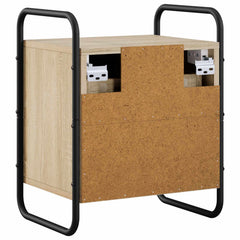 Hanging Bedside Cabinet 40 x 30 x 50 cm Sonoma oak 1