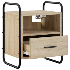 Hanging Bedside Cabinet 40 x 30 x 50 cm Sonoma oak 1