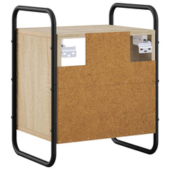 Hanging Bedside Cabinet 40 x 30 x 50 cm Sonoma oak 1