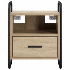 Hanging Bedside Cabinet 40 x 30 x 50 cm Sonoma oak 1