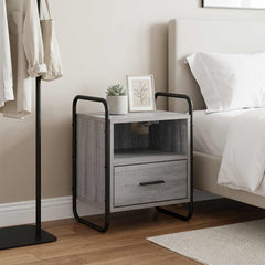 Hanging Bedside Cabinet 40 x 30 x 50 cm Grey sonoma 1