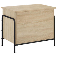 Storage Box Engineered Wood 60 x 40 x 49.5 cm Sonoma oak