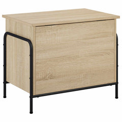 Storage Box Engineered Wood 60 x 40 x 49.5 cm Sonoma oak