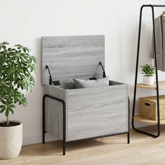 Storage Box Engineered Wood 60 x 40 x 49.5 cm Grey sonoma