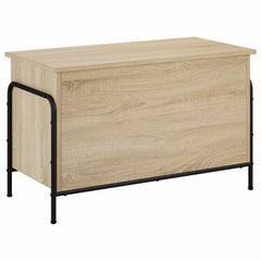 Storage Box Engineered Wood 80 x 40 x 49.5 cm Sonoma oak