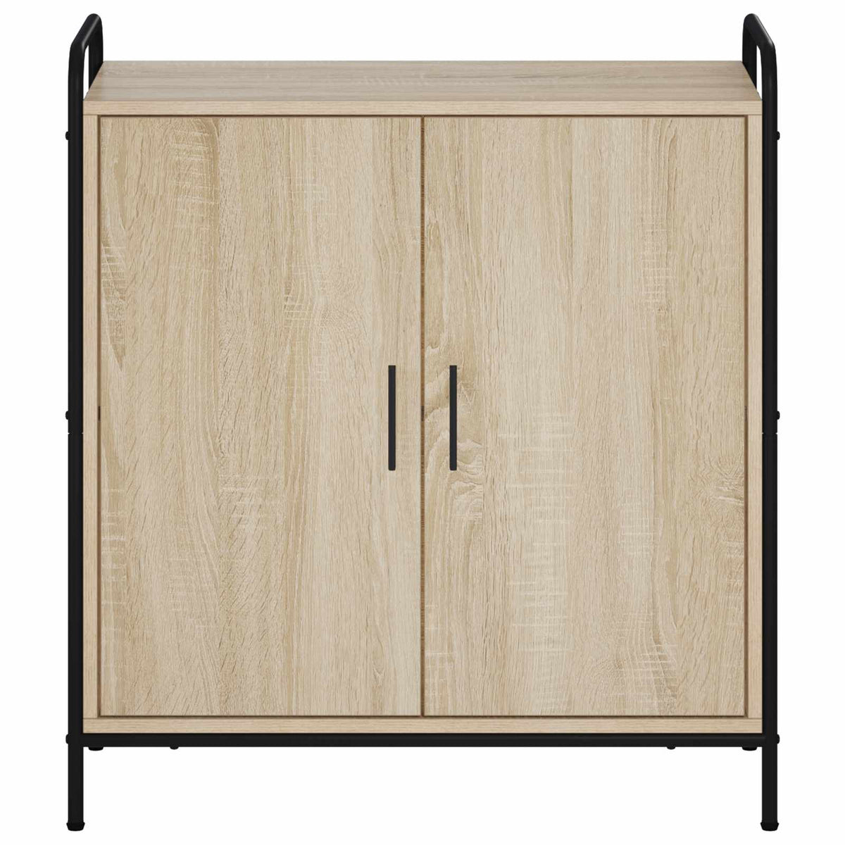 Sideboard 73 x 33 x 81 cm Engineered Wood with 2 Doors Sonoma oak