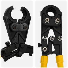Hydraulic Pipe Crimping Tool 30 kN U16-32 V15-28 Steel Hydraulic pliers with TH/V press adapters