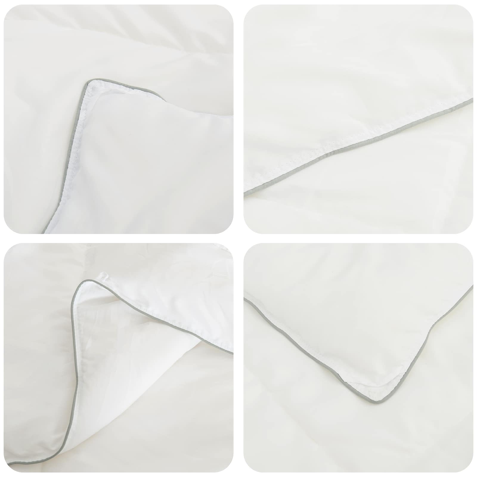 vidaXL Duvet 135x200 cm Summer 200 GSM Australian Wool White 6