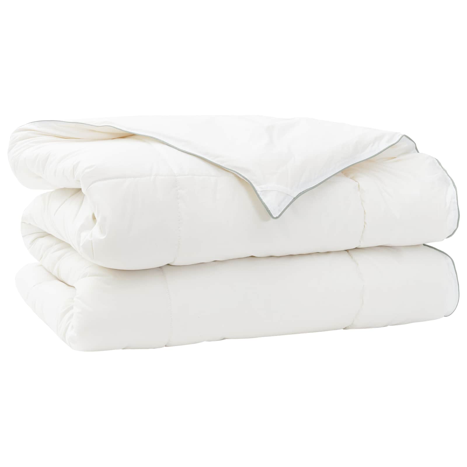 vidaXL Duvet 150x200 cm 4 Seasons 300 GSM Australian Wool White 2