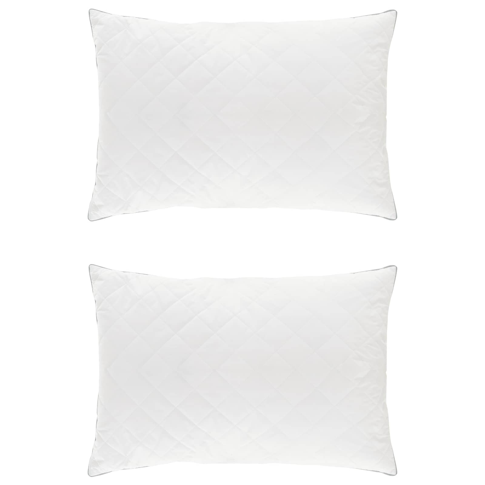 vidaXL Pillow FULDA 2 pcs 40 x 80 cm 100% Goose Down & Feather White 2