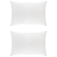 vidaXL Pillow FULDA 2 pcs 40 x 80 cm 100% Goose Down & Feather White 2