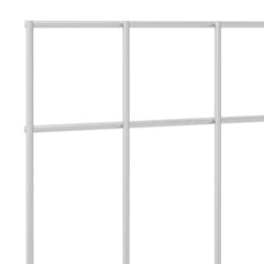 vidaXL Garden Fence Panel 48 pcs 50 x 30 cm Galvanised Steel Silver 5