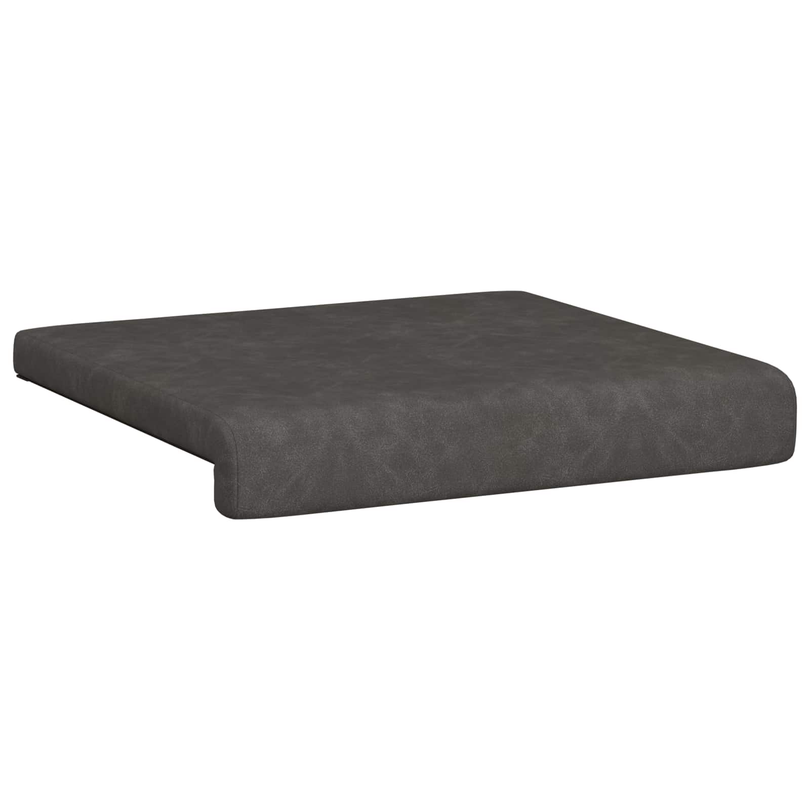 vidaXL Bench Cushion 4 pcs Faux Leather Black Depth 35 cm 5