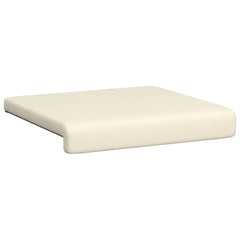 vidaXL Bench Cushion 4 pcs Textured Velvet Cream Depth 35 cm 5