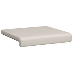 vidaXL Bench Cushion 4 pcs Textured Velvet Oatmeal Depth 35 cm 5