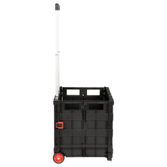 vidaXL Cart Manual Black and Red 35 x 39 x 92 cm PP and Elastomer 5
