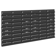 vidaXL Container Rack Black and Red 77.5 x 2 x 39 cm 4