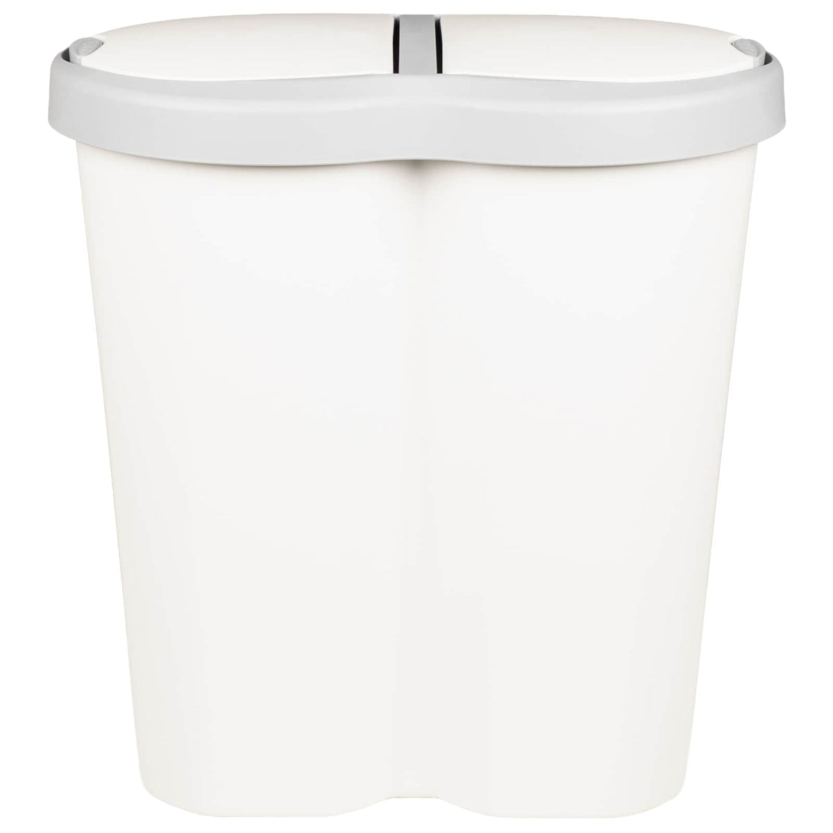 vidaXL Garbage Bin White 48 x 30 x 51 cm PP 4