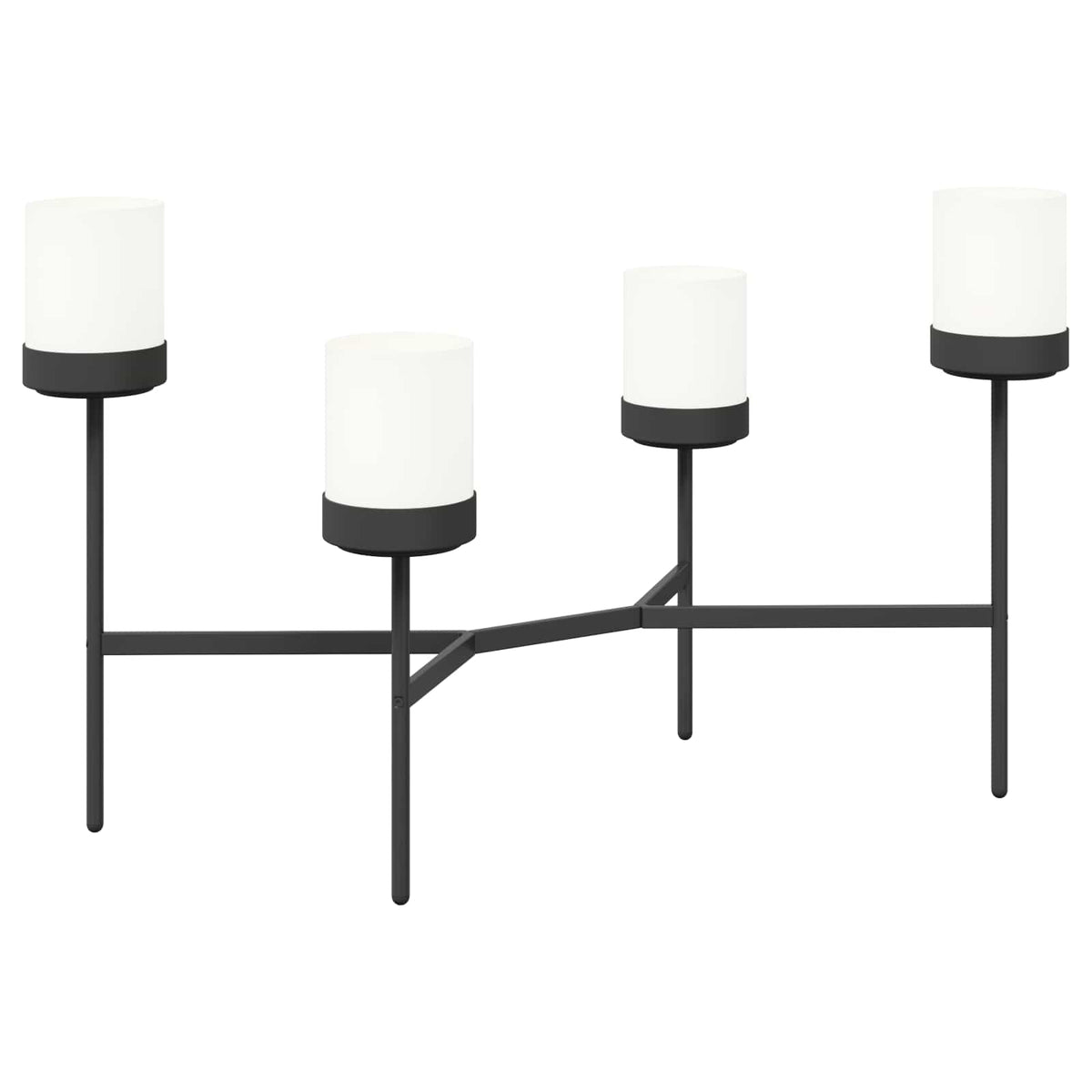 vidaXL Flower Stand White 125 x 55 x 81 cm PP and Steel 2