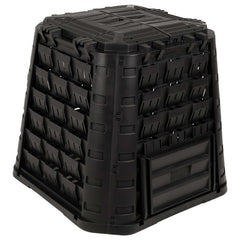 vidaXL Garden Composter Black 91 x 91 x 83 cm 100% PP 2